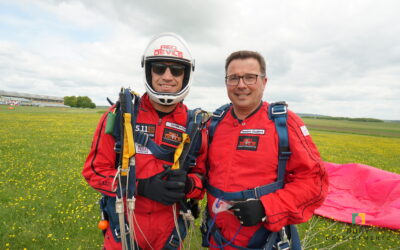 Bury Developments employee completed Fundraising Skydive with the Red Devils